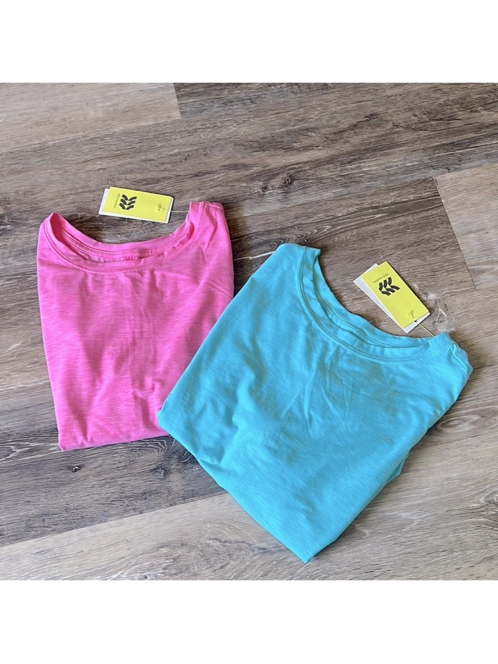 all in motion Tank Top Duo - Bright Pink & Aqua Blue NWT